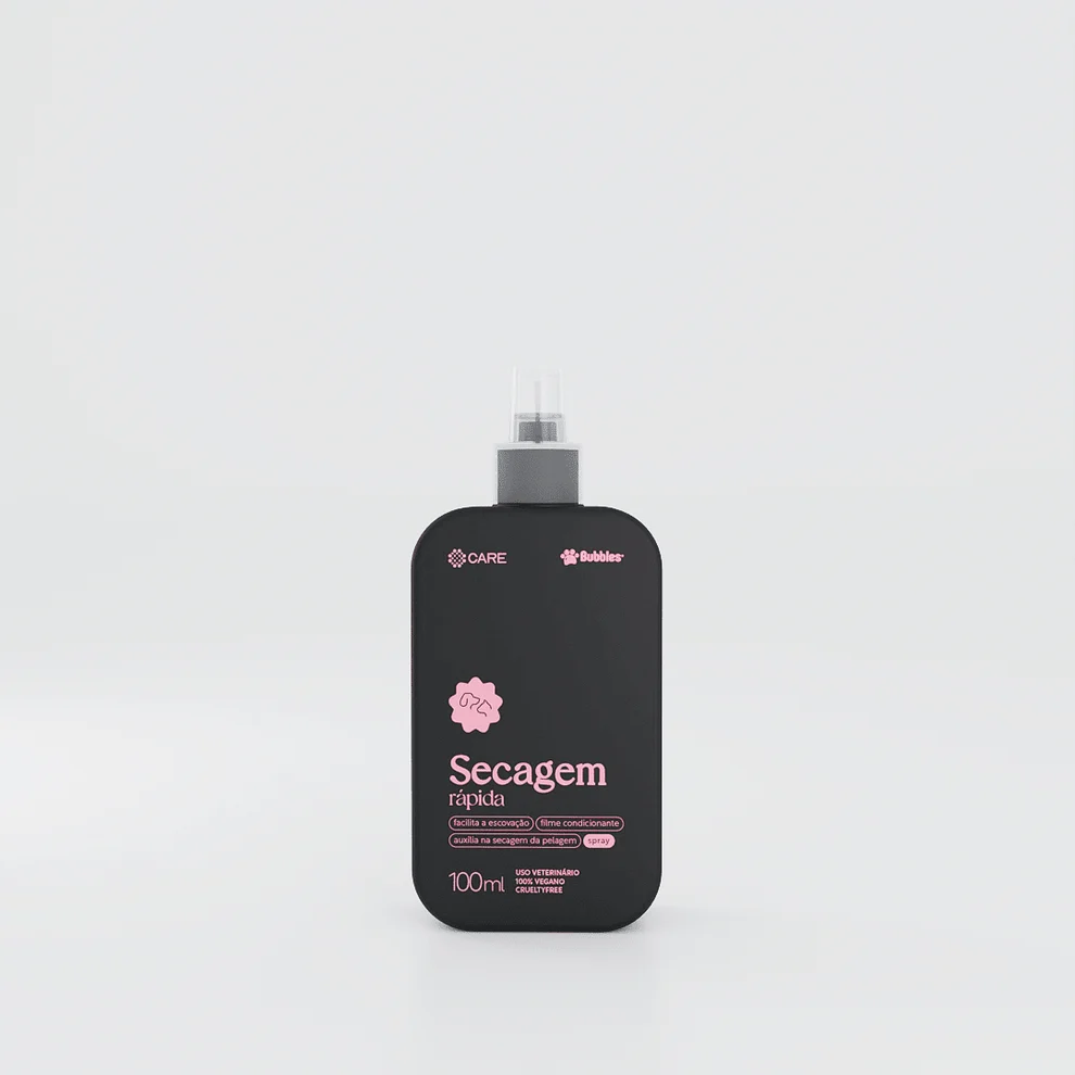 SECAGEM RÁPIDA PET CARE 100ML - Bubbles