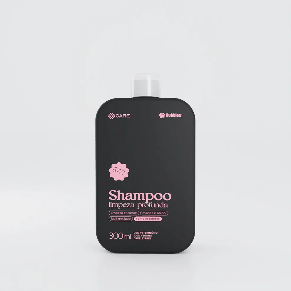 SHAMPOO PET LIMPEZA PROFUNDA CARE 300ML - Bubbles