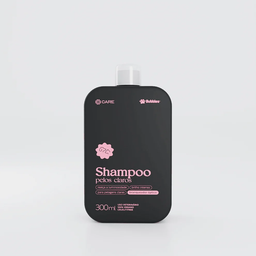 SHAMPOO PET PELOS CLAROS CARE 300ML - Bubbles