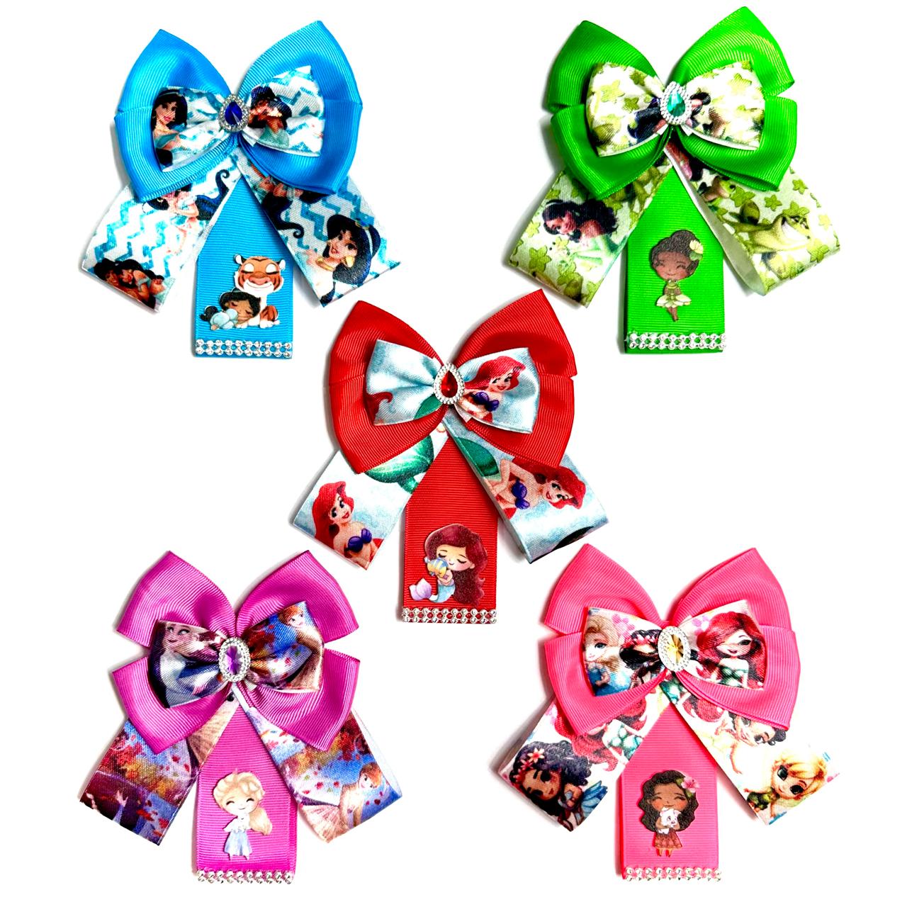 Gargantilhas Princesas Disney - 5 unidades